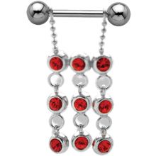 Nipple Piercing mit 925 Silber Behang