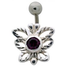 Bauchnabelpiercing mit Schmetterlin