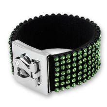 Armband, siebenreihig mit Strass-Steinen, 19cm Länge