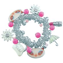 Bettelarmband French Kitty pink