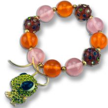 French Kitty Armband mit Grashüpfer