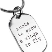 Dog Tag Anhänger mit Wunschgravur