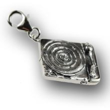 Anhänger Schallplattenspieler 925 Sterling Silber