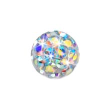 8mm Crystalline Schraubkugel mit 1.6mm Gewinde