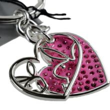 Playboy Schlüsselanhänger Duo Herz Pink