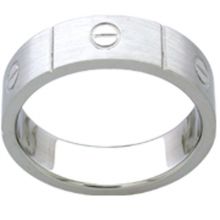Fingerring aus Chirurgenstahl - Schraubenkopf