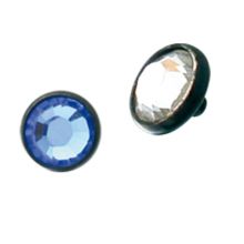 Dermal Anchor Aufsatz mit Kristall