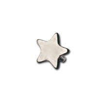 Dermal Anchor Aufsatz silber mit Stern
