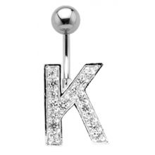 Bauchnabelbanane mit Zirkonien - ABC-Design  - K