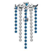 Upper Belly Shield Chain mit Strassketten