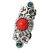 American Indian 1,6x10mm mit Halbedelsteinen