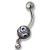 Piercing mit Swarovski Kristallen