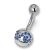 Piercing mit Swarovski Kristallen