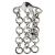 Bauchnabelpiercing mit Silber Behang