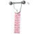 Nipple Piercing mit anodisiertem Aluminium Behang