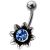 Bauchnabelpiercing mit Blüten Design