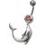 Bauchnabelpiercing mit Delfin Design