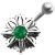 Bauchnabelpiercing mit Silber Design