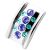 Piercing mit Swarovski Kristallen