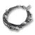 Lederarmband grau mit Süsswasserperlen