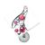Bauchnabelstecker Chirurgenstahl - Design quadr 925 Sterling Silber