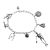 Bettelarmband mit Anhängern - Atlantis