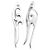 Ohrstecker 925 Sterling Silber mit Design und Swarovski Kristall