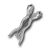 Ohrstecker mit Sperm Design