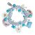 Bettelarmband French Kitty blau