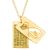 Dog Tag mit Katzensilhouette und Kristallen