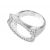 Ring mit Katzenkopf Silhouette und Kristallen