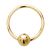 14 Karat Gold BCR 1.0mm Stärke