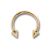 14 Karat Circular Barbell mit Spitzen