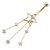 Echtgold Banane mit Stern Design 14 Karat