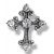 Silber Anhänger Kreuz mit Zirkonien