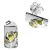 Ohrringe aus Silber mit Spinell Design