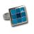 Ring aus Sterling Silber mit Emaille Design