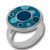 Ring aus Sterling Silber mit Emaille Design
