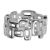 Ring aus Sterling Silber im Retro Design