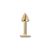14 Karat Mini Labret mit Spitze