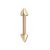 14 Karat Mini Barbell mit Spitzen