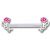 Nipple Piercing aus PMFK mit Rosen Design