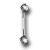 Intimpiercing (Christina) Bioflex Barbell 1.6x14mm