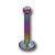 Farbiges Titanium Labret mit Innengewinde und Swarovski