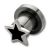 Ohrplug mit Stern Design 4-8mm