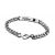 Breites ID-Armband aus Edelstahl mit Platte