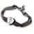 Armband mit Gravur aus Edelstahl, dreireihig