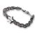 Armband mit Gravur aus Edelstahl, dreireihig