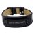 Lederarmband schwarz mit Ihrer Wunschgravur