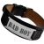 Lederarmband braun mit Ihrer Wunschgravur